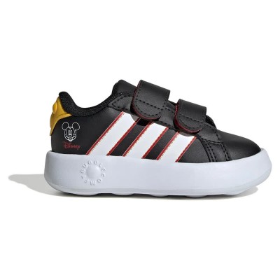 детски,маратонки,детски,маратонки,adidas,x,disney,mickey,mouse,grand,court,infant,trainers,core,black,cloud,white,collegiate,red,(black)