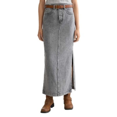 пола,дамски,поли,и,рокли,scotch,&,soda,black,denim,long,skirt,black,spark