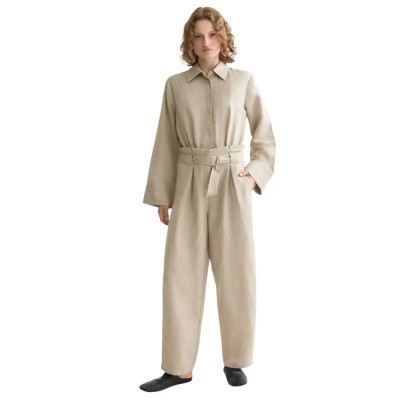гащеризон,дамски,гащеризони,scotch,&,soda,daisy,long,sleeve,jumpsuit,beige,(plaza,taupe)