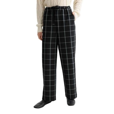панталони,дамски,панталони,scotch,&,soda,ezra,drawstring,high,waist,pants,meteorite,window,pane,check