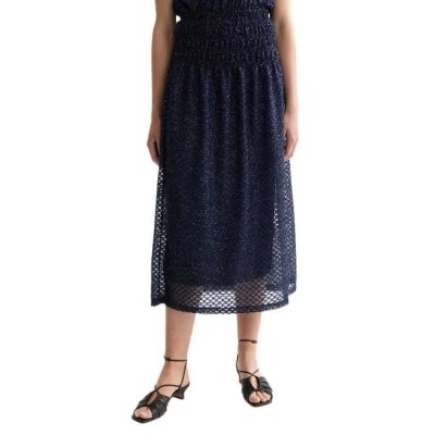 пола,дамски,поли,и,рокли,scotch,&,soda,lurex,smocked,skirt,blue,(peacoat)