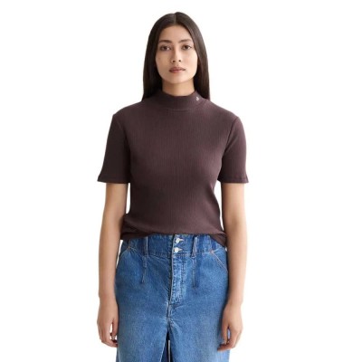тениска,дамски,тениски,scotch,&,soda,mock,rib,short,sleeve,t,shirt,purple