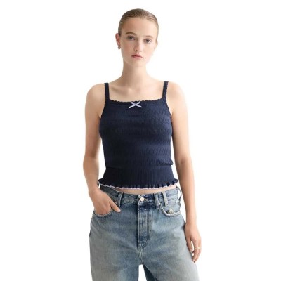 тениска,дамски,тениски,scotch,&,soda,pointelle,knitted,sleeveless,t,shirt,blue,(sky,captain)