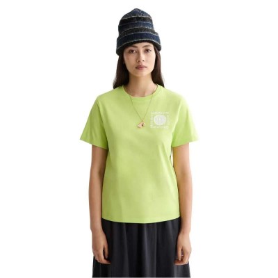 тениска,дамски,тениски,scotch,&,soda,regular,fit,chest,artwork,short,sleeve,t,shirt,green,glow,(green)