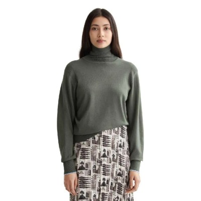 блуза,мъжки,пуловери,дамски,пуловери,scotch,&,soda,relaxed,fit,roll,high,neck,sweater,green,(thyme)