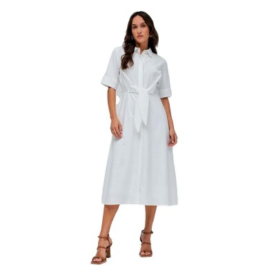 дънки,дамски,поли,и,рокли,salsa,jeans,21010429,regular,fit,midi,dress,light,pearl,v2,(white)
