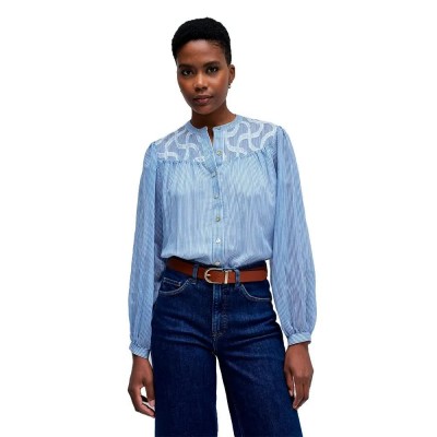 дънки,дамски,блузи,дамски,ризи,salsa,jeans,21010471,regular,fit,shirt,light,blue,(blue)