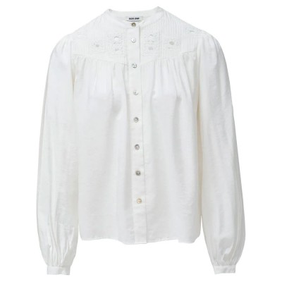 дънки,дамски,блузи,дамски,ризи,salsa,jeans,21010471,regular,fit,shirt,light,pearl,v2,(white)