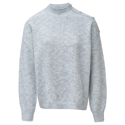 блуза,дамски,пуловери,дамски,плетени,дрехи,salsa,jeans,21010526,loose,fit,sweater,medium,grey,v1
