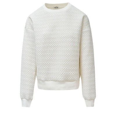 блуза,дамски,блузи,salsa,jeans,21010586,regular,fit,sweatshirt,light,pearl,v2,(beige)