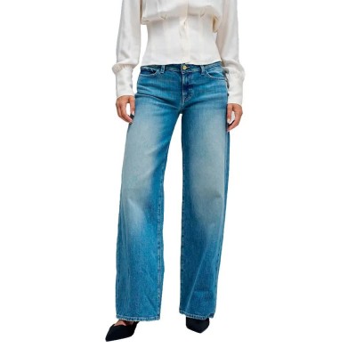 дънки,дамски,панталони,salsa,jeans,21010597,wide,leg,low,waist,jeans,medium,light