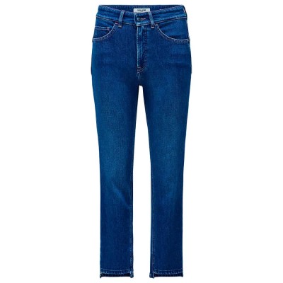 дънки,дамски,панталони,salsa,jeans,faith,push,in,cropped,slim,fit,jeans,medium,light,(blue)