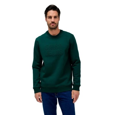 блуза,мъжки,пуловери,salsa,jeans,french,terry,regular,fit,sweatshirt,dark,green