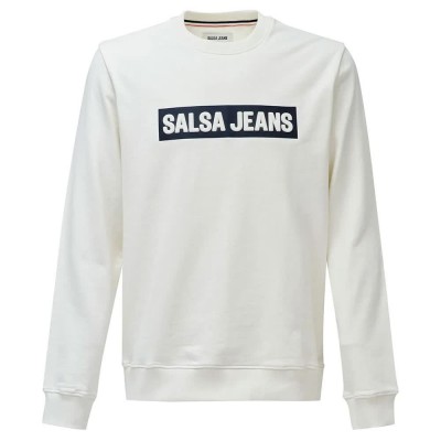 блуза,мъжки,пуловери,salsa,jeans,french,terry,special,regular,fit,sweatshirt,light,pearl,v2,(white)