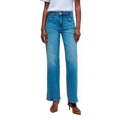 дънки,дамски,панталони,salsa,jeans,true,pocket,details,tailored,fit,jeans,medium,wash
