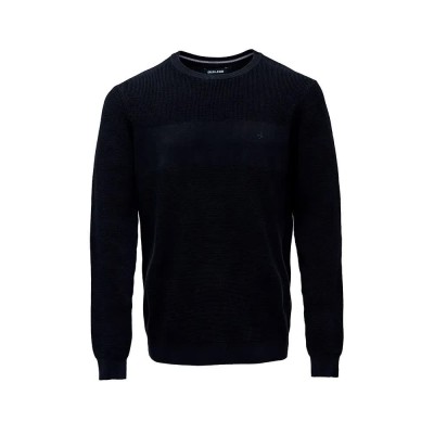 блуза,мъжки,пуловери,salsa,jeans,waffle,regular,fit,sweater,black