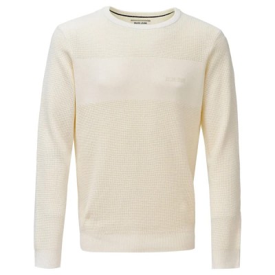 блуза,мъжки,пуловери,salsa,jeans,waffle,regular,fit,sweater,light,pearl,(beige)