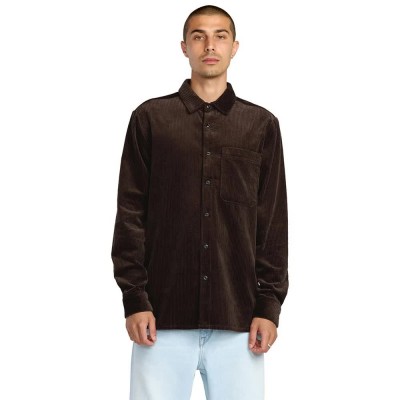 риза,с,дълъг,ръкав,мъжки,ризи,volcom,fostered,long,sleeve,shirt,cacao