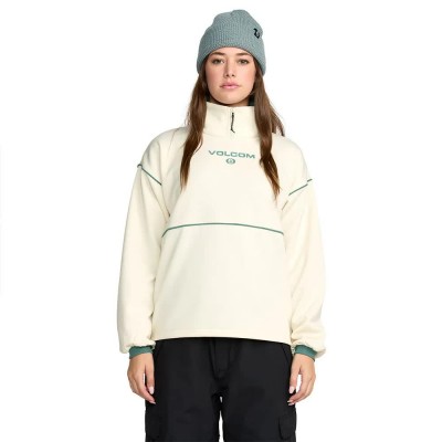 блуза,дамски,блузи,volcom,hydro,half,zip,sweatshirt,bone