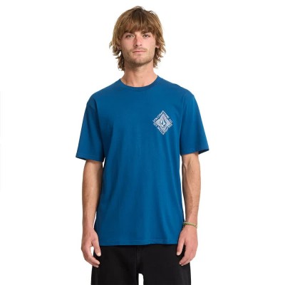 тениска,мъжки,тениски,volcom,obtical,basic,short,sleeve,t,shirt,blue,(cosmic,blue)