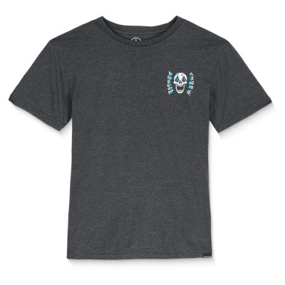 тениска,детски,тениски,volcom,skeltone,short,sleeve,t,shirt,heather,black