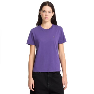 тениска,дамски,тениски,volcom,solid,stone,emb,short,sleeve,t,shirt,acai