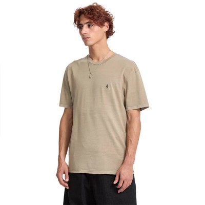 тениска,мъжки,тениски,volcom,solid,stone,emb,short,sleeve,t,shirt,brindle
