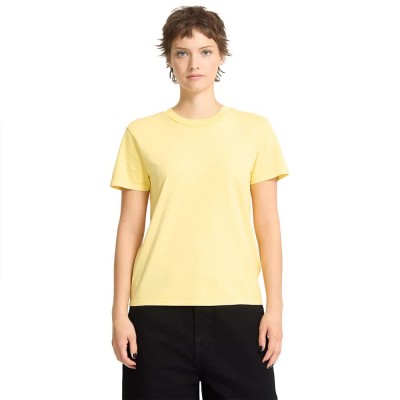 тениска,мъжки,тениски,дамски,тениски,volcom,solid,stone,emb,short,sleeve,t,shirt,yellow,(dawn,yellow)