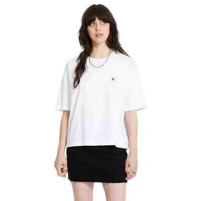 тениска,дамски,тениски,volcom,stone,blanks,up,short,sleeve,t,shirt,white