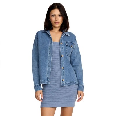 мъжки,якета,дамски,якета,и,палта,volcom,stoned,boyfriend,overshirt,blue,(deep,river,blues)