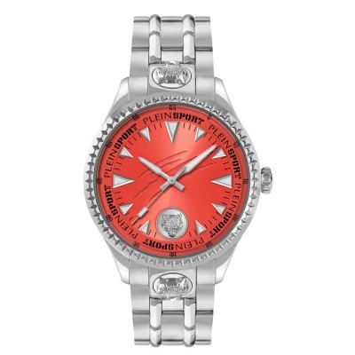 часовник,часовници,philipp,plein,sport,lineman,watch,silver,grey,red,(silver)