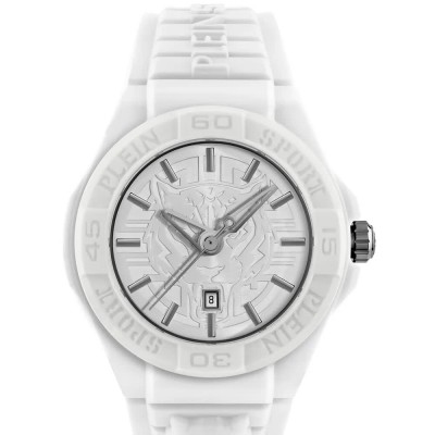 часовник,часовници,philipp,plein,sport,new,fearless,watch,white,(silver)