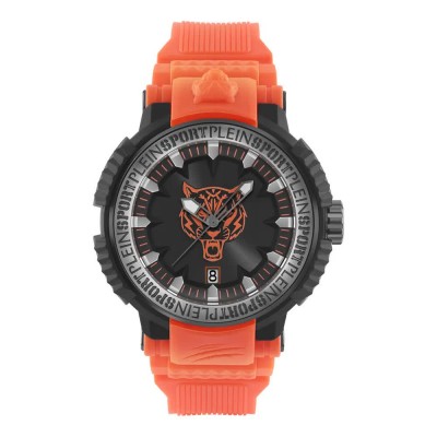 часовник,часовници,philipp,plein,sport,tiger,power,watch,orange