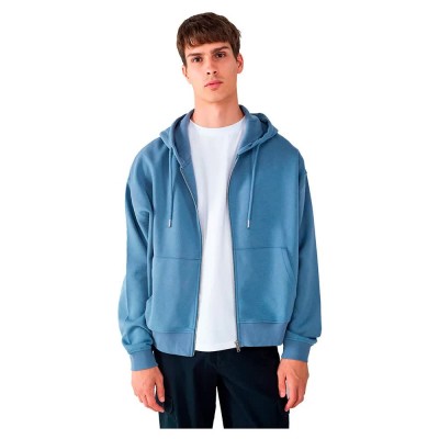 блуза,мъжки,пуловери,balmohk,30000095,full,zip,sweatshirt,blue,(blue,flint,stone)