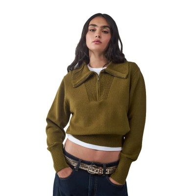 палто,дамски,пуловери,дамски,плетени,дрехи,balmohk,polo,half,zip,sweater,brown,dark,coat,khaki