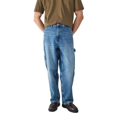 дънки,мъжки,панталони,balmohk,relaxed,fit,carpenter,paco,jeans,blue,blue,denim