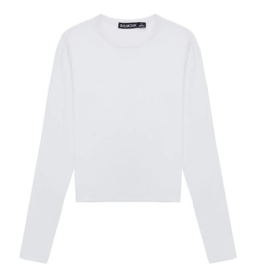 тениска,дамски,тениски,balmohk,slim,long,sleeve,t,shirt,white,white