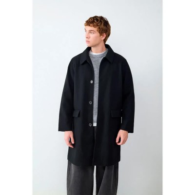 палто,мъжки,якета,balmohk,soft,touch,coat,black,black
