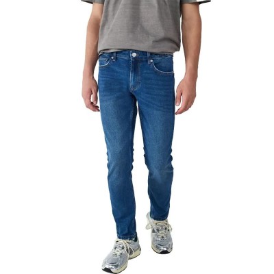 дънки,мъжки,панталони,balmohk,straight,fit,slim,izan,jeans,blue,dark,blue,denim