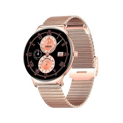 часовници,cool,amoled,ultrathin,smartwatch,pink,(golden)