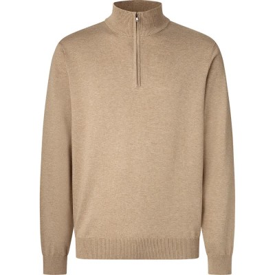 блуза,мъжки,пуловери,façonnable,cosilk,half,zip,sweater,beige,(dark,stone,beige)