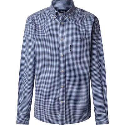 риза,с,дълъг,ръкав,мъжки,ризи,façonnable,gingh,pop,long,sleeve,shirt,blue