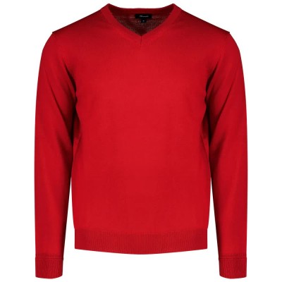 блуза,мъжки,пуловери,façonnable,merino,v,neck,sweater,red,(berry,red)