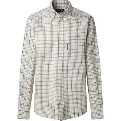 карирана,риза,мъжки,ризи,façonnable,multi,check,long,sleeve,shirt,flax,yellow