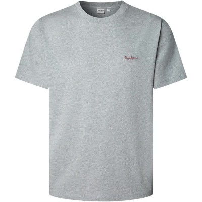 тениска,мъжки,тениски,pepe,jeans,contrast,connor,short,sleeve,t,shirt,marl,grey,(grey)