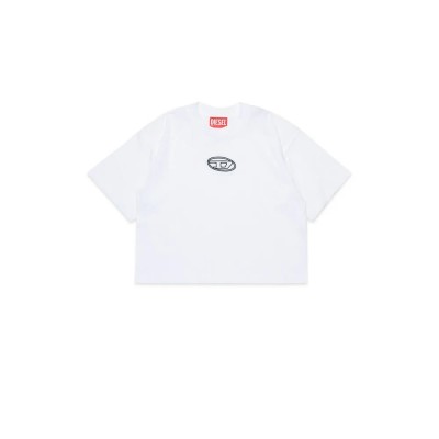 детска,тениска,детски,тениски,diesel,kids,j02428,t,shirt,white