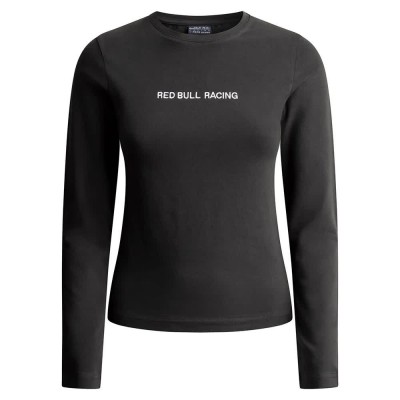 тениска,мъжки,тениски,red,bull,racing,essential,long,sleeve,t,shirt,black
