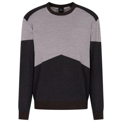 блуза,мъжки,пуловери,дамски,пуловери,armani,exchange,xm000901,af11965,sweater,grey,(grey,mel,dark,light)