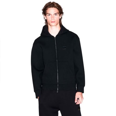 блуза,мъжки,пуловери,armani,exchange,xm001391,af18746,full,zip,sweatshirt,black,(black)