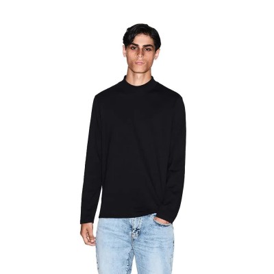 блуза,мъжки,пуловери,armani,exchange,xm001427,af10362,sweater,black,(black)